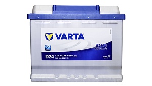 Аккумулятор VARTA Blue Dynamic (D24) 60 Ач 540 А обратная полярность